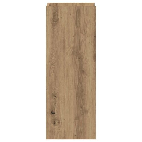 Стойка за растения с рафт 2 pcs Артизан Дъб 30 x 30 x 80 cm