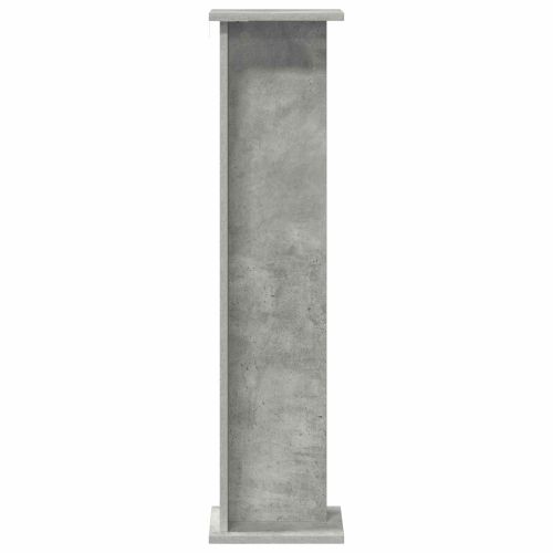 Стойка за растения 2 pcs Бетонно Сиво 25 x 25,5 x 100,5 см