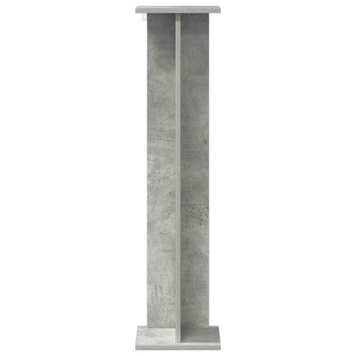 Стойка за растения 2 pcs Бетонно Сиво 25 x 25,5 x 100,5 см