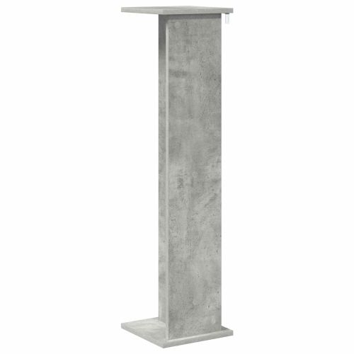 Стойка за растения 2 pcs Бетонно Сиво 25 x 25,5 x 100,5 см