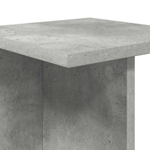 Стойка за растения 2 pcs Бетонно Сиво 25 x 25,5 x 100,5 см