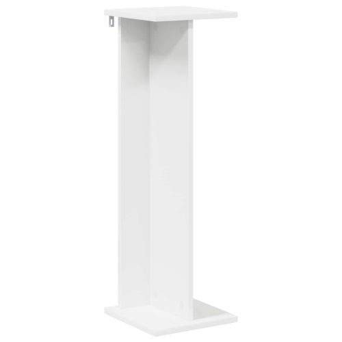 Стойка за растения Бял 25 x 25,5 x 80,5 см