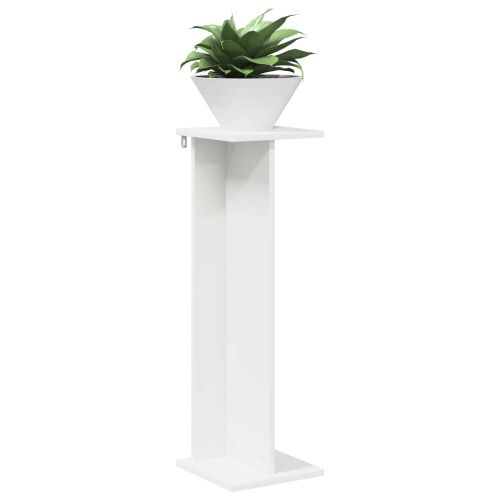 Стойка за растения 2 pcs Бял 25 x 25,5 x 80,5 см