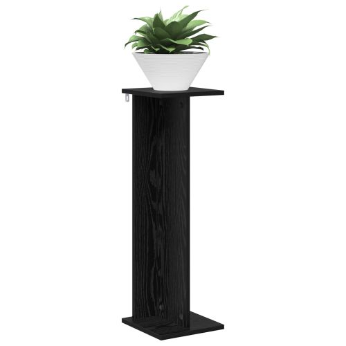 Стойка за растения Черен Дъб 25 x 25,5 x 80,5 см