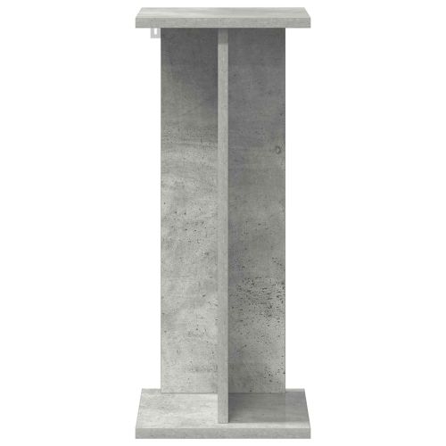 Стойка за растения 2 pcs Бетонно Сиво 25 x 25,5 x 60,5 см