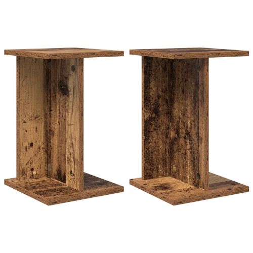 Стойка за растения 2 pcs Старо дърво 25 x 25,5 x 40,5 см