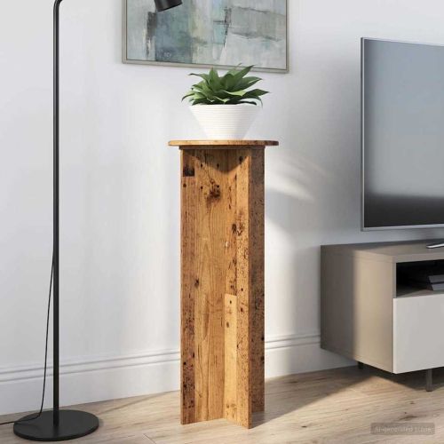 Стойка за растения 2 pcs Старо дърво Ø40 x 100 см