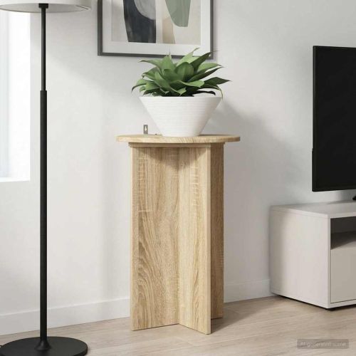 Стойка за растения 2 pcs Дъб сонома Ø40 x 60 см