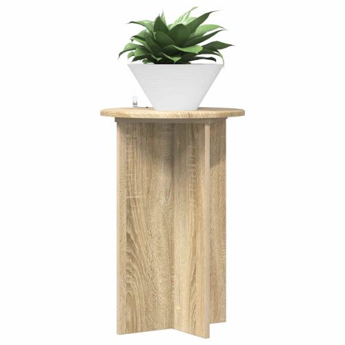 Стойка за растения 2 pcs Дъб сонома Ø40 x 60 см