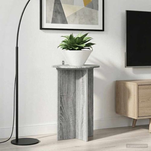 Стойка за растения 2 pcs Сива сонома Ø40 x 60 см