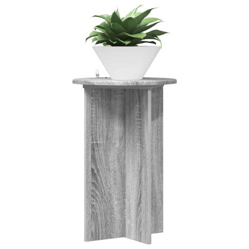 Стойка за растения 2 pcs Сива сонома Ø40 x 60 см