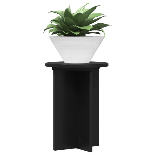 Стойка за растения 2 pcs Черно Ø29,5 x 40 см