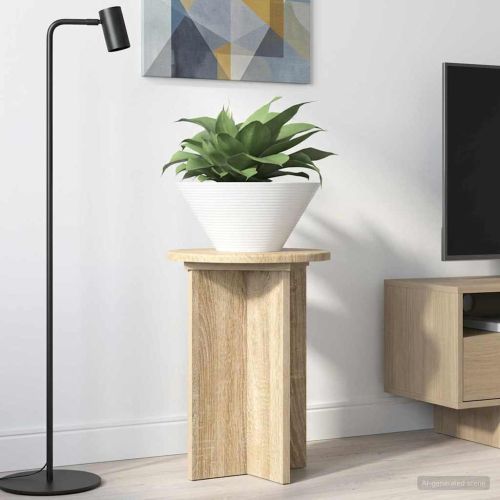 Стойка за растения 2 pcs Дъб сонома Ø29,5 x 40 см