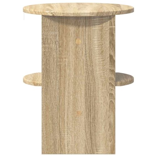 Страничен шкаф 2 pcs Сонома дъб Ø40 x 50 см