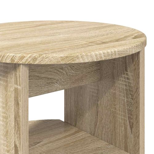 Страничен шкаф 2 pcs Сонома дъб Ø40 x 50 см