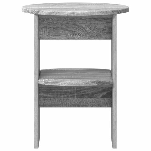 Страничен шкаф 2 pcs Сиво Сонома Ø40 x 50 см