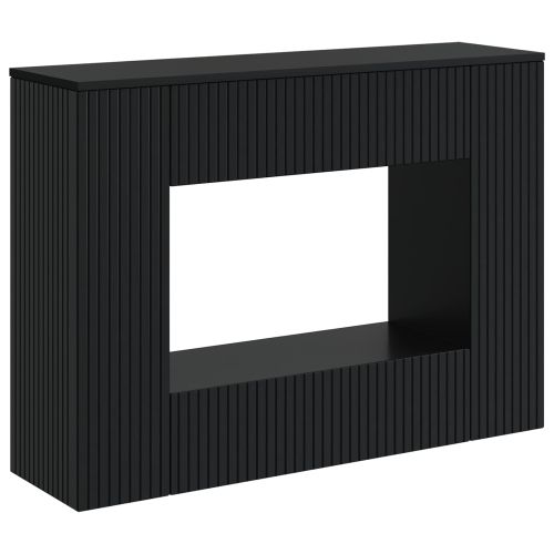Конзолна маса Черен 101 x 29 x 74 см Инженерен дървен материал