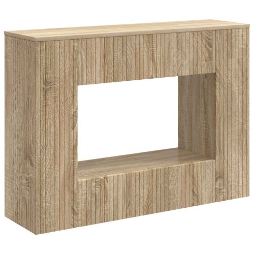 Конзолна маса На райета Сонома дъб 101 x 29 x 74 см