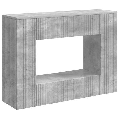 Конзолна маса На райета Бетонно Сиво 101 x 29 x 74 см