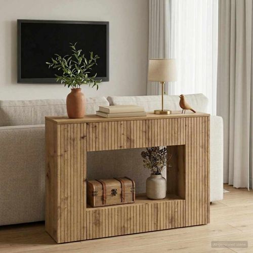 Конзолна маса На райета Артизан Дъб 101 x 29 x 74 см