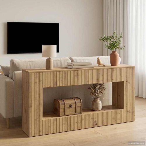 Конзолна маса На райета Артизан Дъб 155 x 29 x 74 см