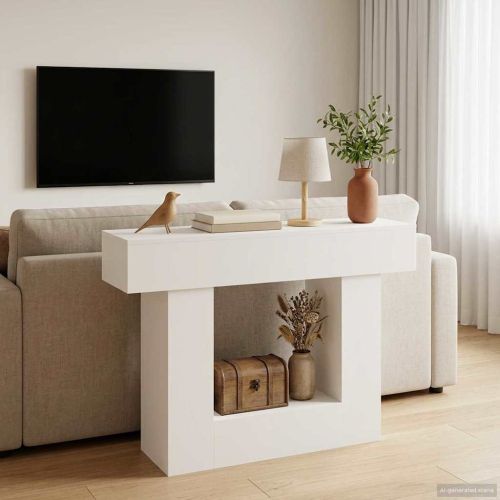 Бял 101 x 30 x 74 см