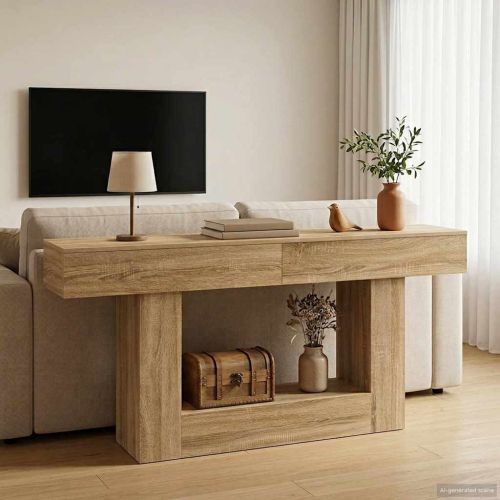 Сонома дъб 160 x 30 x 74 см