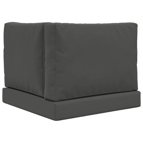 Възглавница за диван на открито Полиестер Антрацит 60 x 60 cm