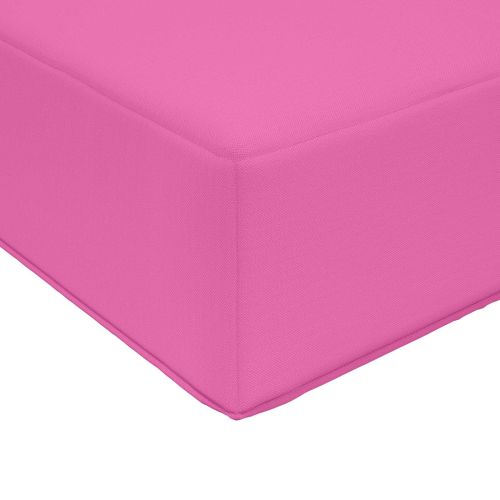 Възглавница за диван на открито Полиестер Розово 60 x 60 x 8 см