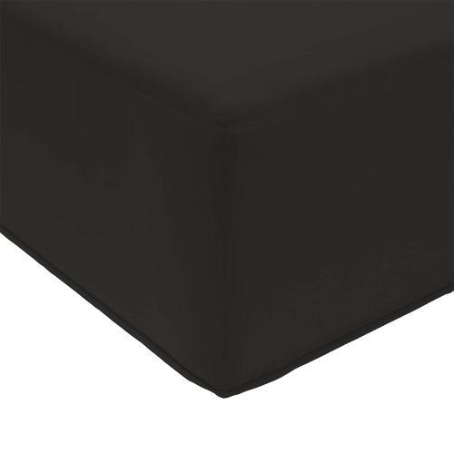 Възглавница за диван на открито Черен 80 x 80 x 8 см Полиестер
