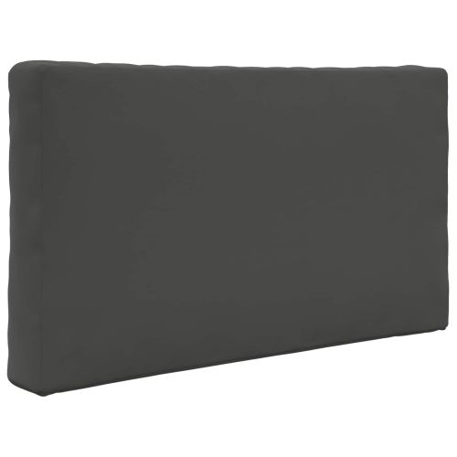 Възглавница за диван на открито Полиестер Антрацит 80 x 80 cm