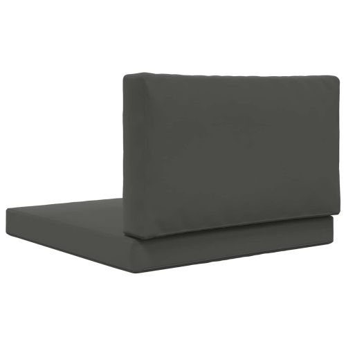 Възглавница за диван на открито Полиестер Антрацит 80 x 80 cm