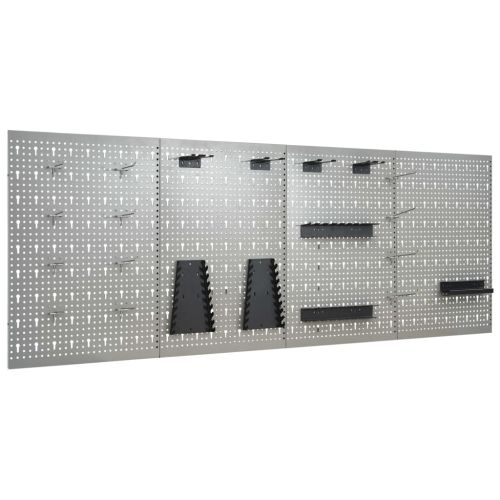 Стенни панели за инструменти, 4 бр, 40x58 см, стомана