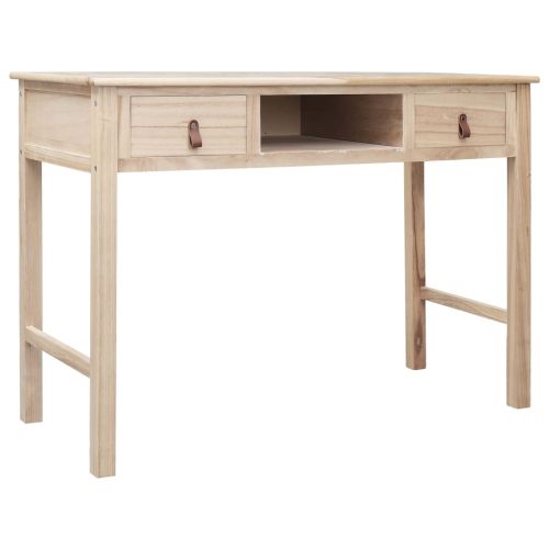 Писалище, естествен цвят, 110x45x76 см, дърво