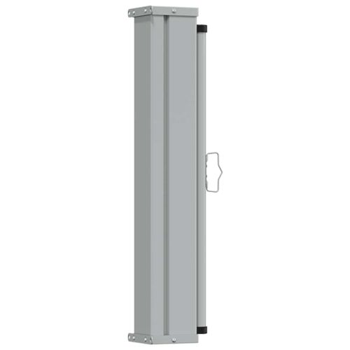 Прибираща се дворна странична тента, 80x300 см, червена
