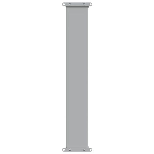 Прибираща се дворна странична тента, 80x300 см, червена