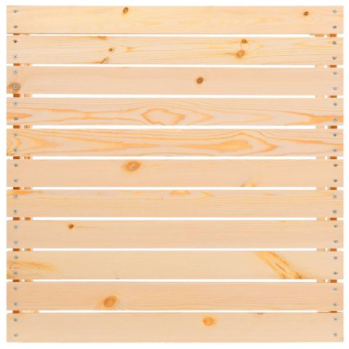 Градински табуретки с възглавници, 2 бр, бор масив