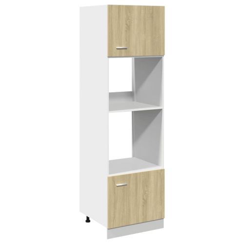 Комплект кухненски шкафове, 7 части, "Lyon", дъб сонома, инженерно дърво