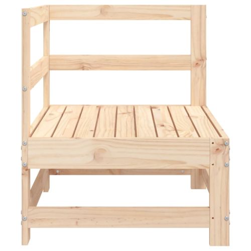 Градински ъглов диван, бор масив