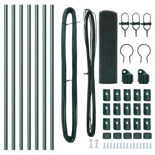 Стълб за ограда. Зелен