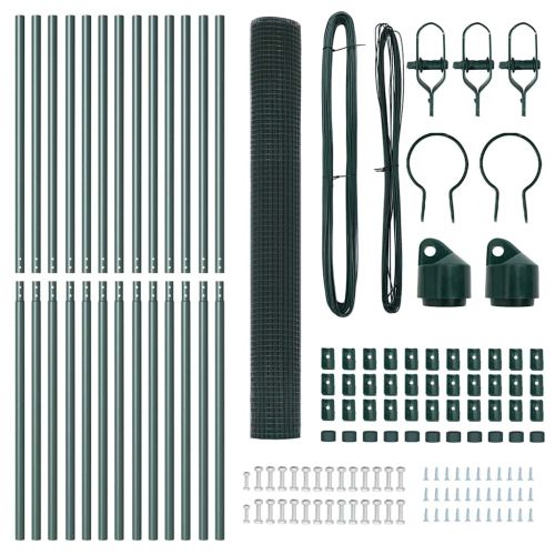 Стълб за ограда. Зелен