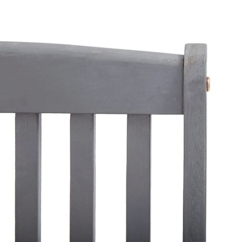 Сгъваеми градински столове, 4 бр, с възглавници, акация масив