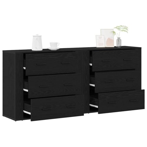 Служебен шкаф Черния дъб 160 x 33 x 70 см Инженерно дърво