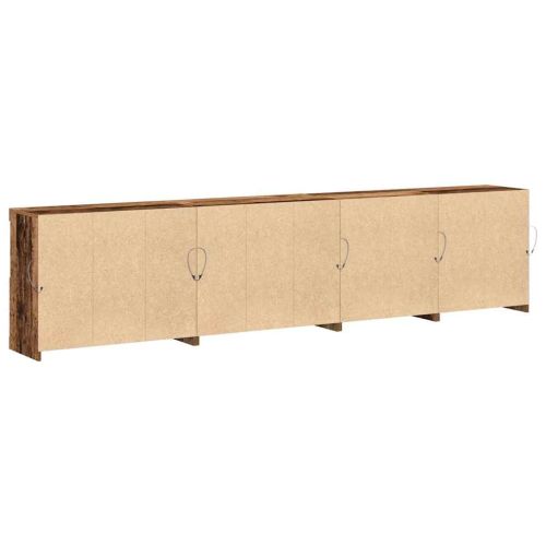 LED конзолна маса Старо дърво 283 x 37 x 67 см