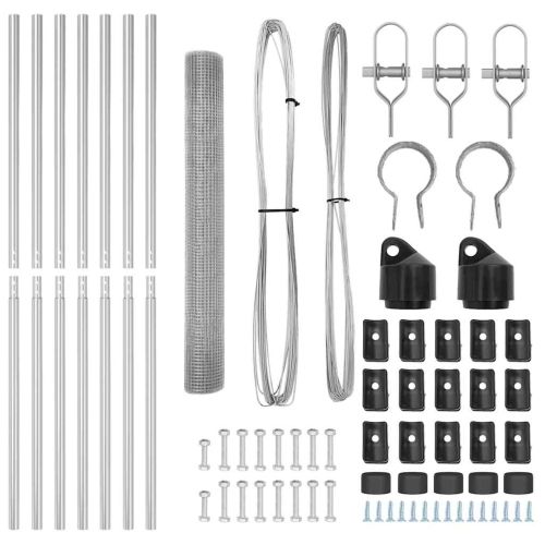 Стълб за ограда. Сребрист