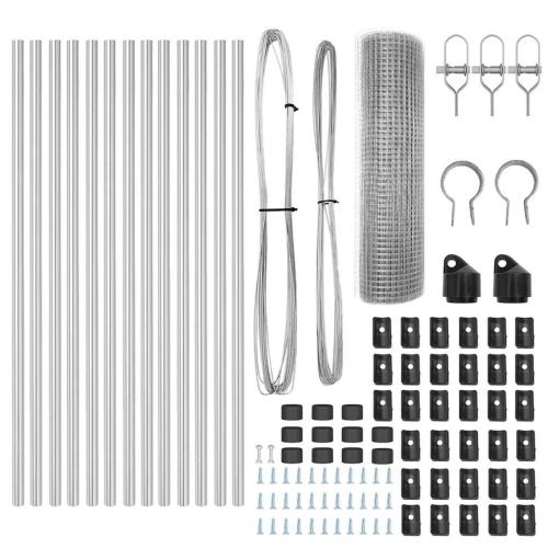 Стълб за ограда. Сребрист