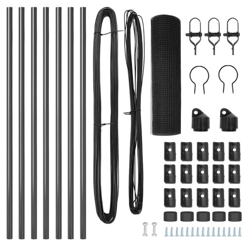 Стълб за ограда. Сив