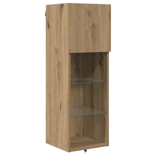 Стойки за телевизор 4 pcs Дъб Инженерно дърво