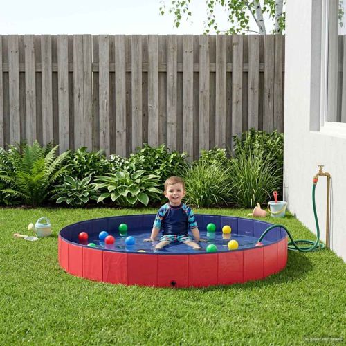 Детски плувен басейн Червено Ø300 x 38 см