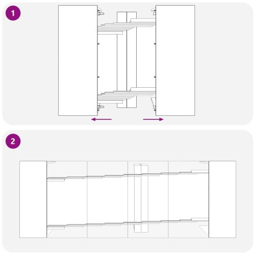 Маса за хранене 240 x 85 x 75 см Инженерна дървесина Черен дъб